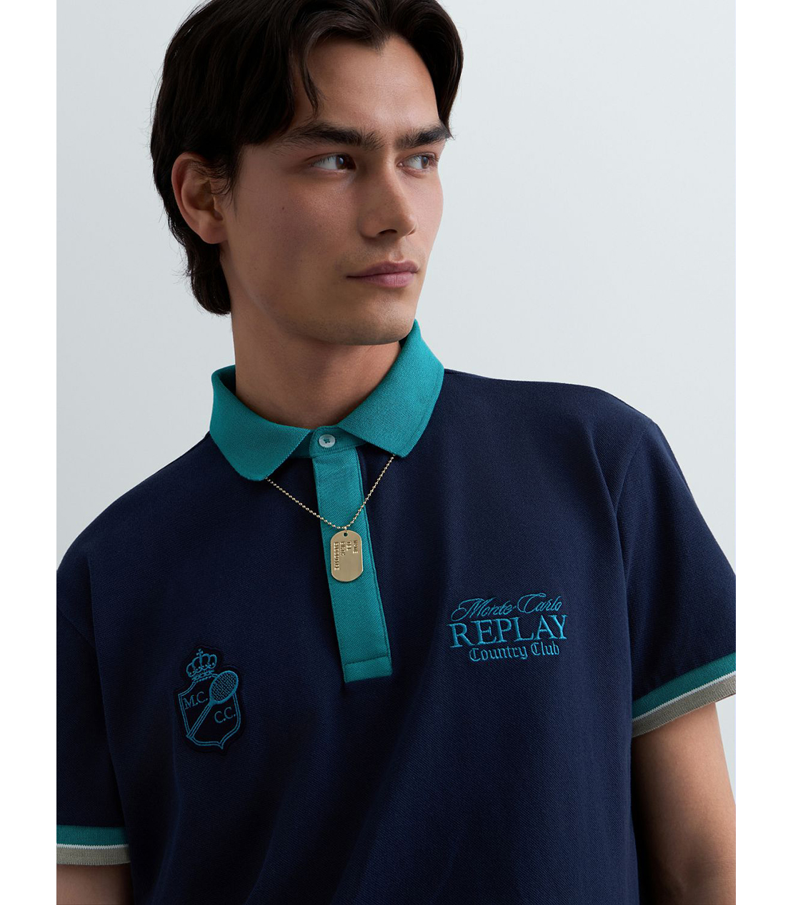 REPLAY &times; Monte Carlo Country Club ポロシャツ 詳細画像 ネイビー 5